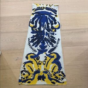 Altuzarra Blue and Yellow Floral Maxi Skirt